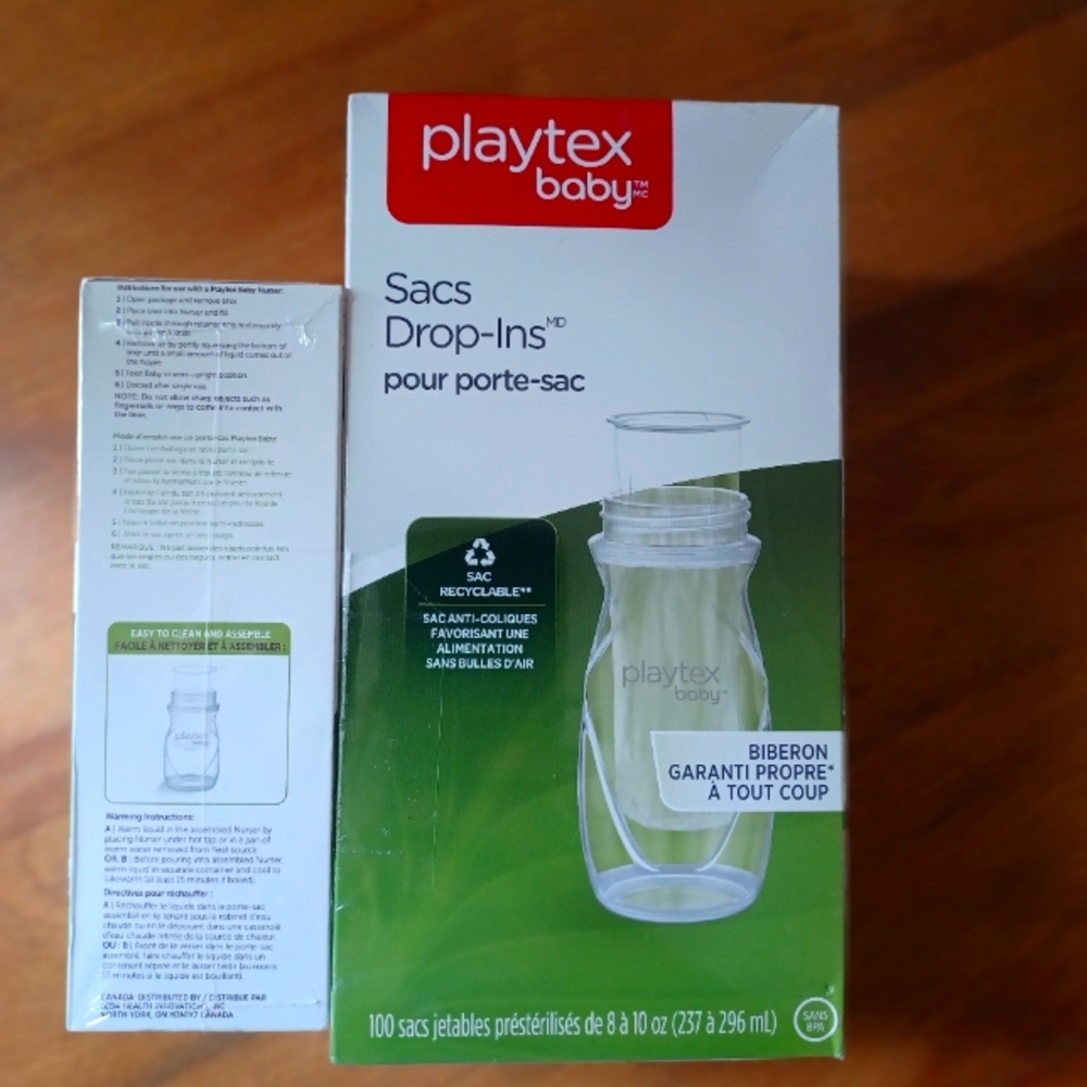 Playtex Baby Drop-Ins Liners  8oz And 4oz